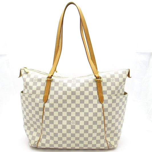 Louis Vuitton Totally GM Damier Azur Shoulder Bag White