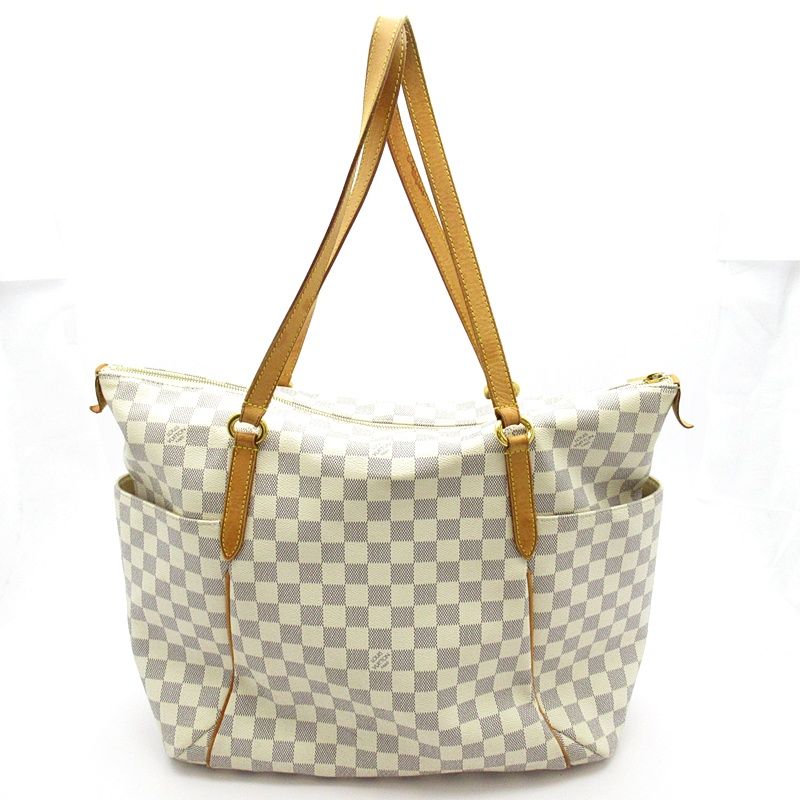 Louis Vuitton Totally GM Damier Azur Shoulder Bag White — view 4