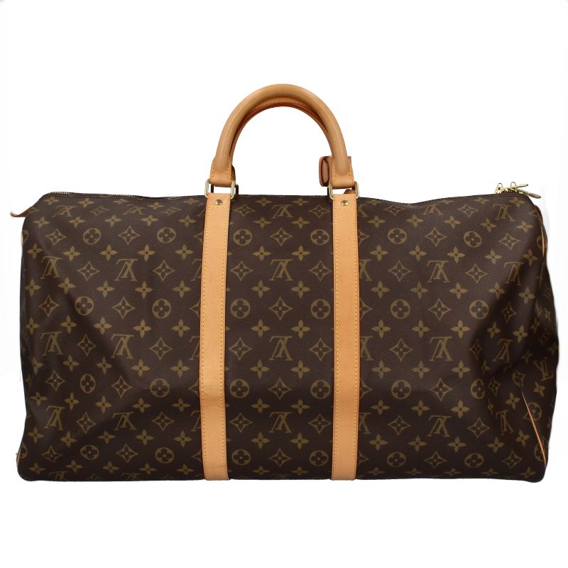 Louis Vuitton Keepall 55 Monogram Boston Bag Brown — view 4