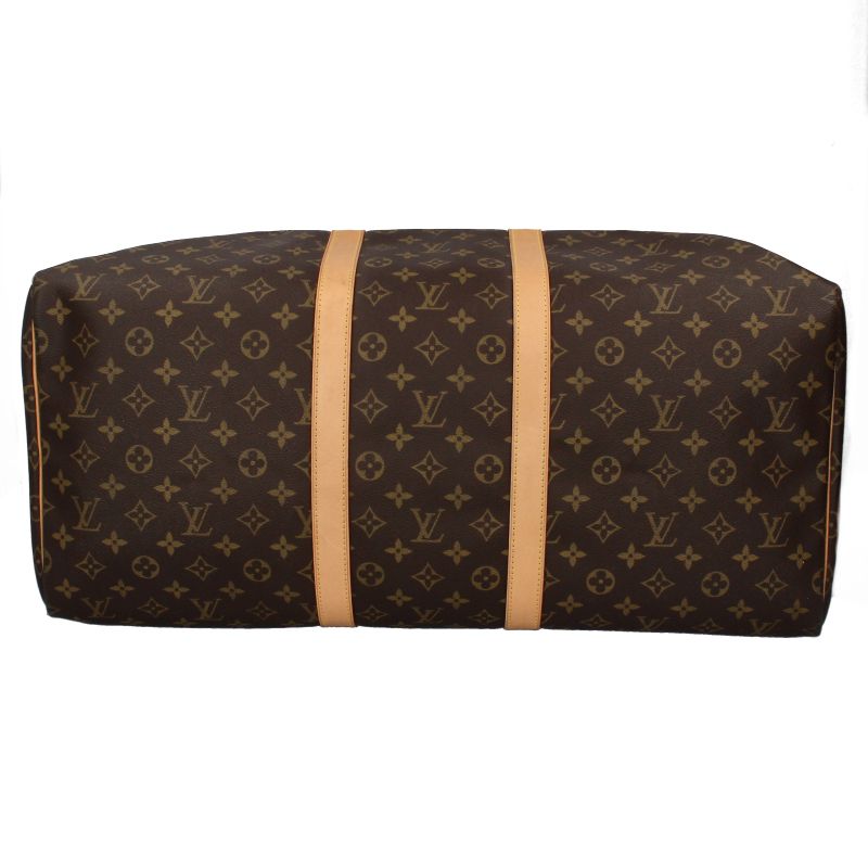 Louis Vuitton Keepall 55 Monogram Boston Bag Brown — view 6