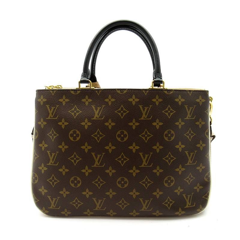 Louis Vuitton Mille Feuille Monogram Tote Brown Sesame Peche Cles Medium — view 4