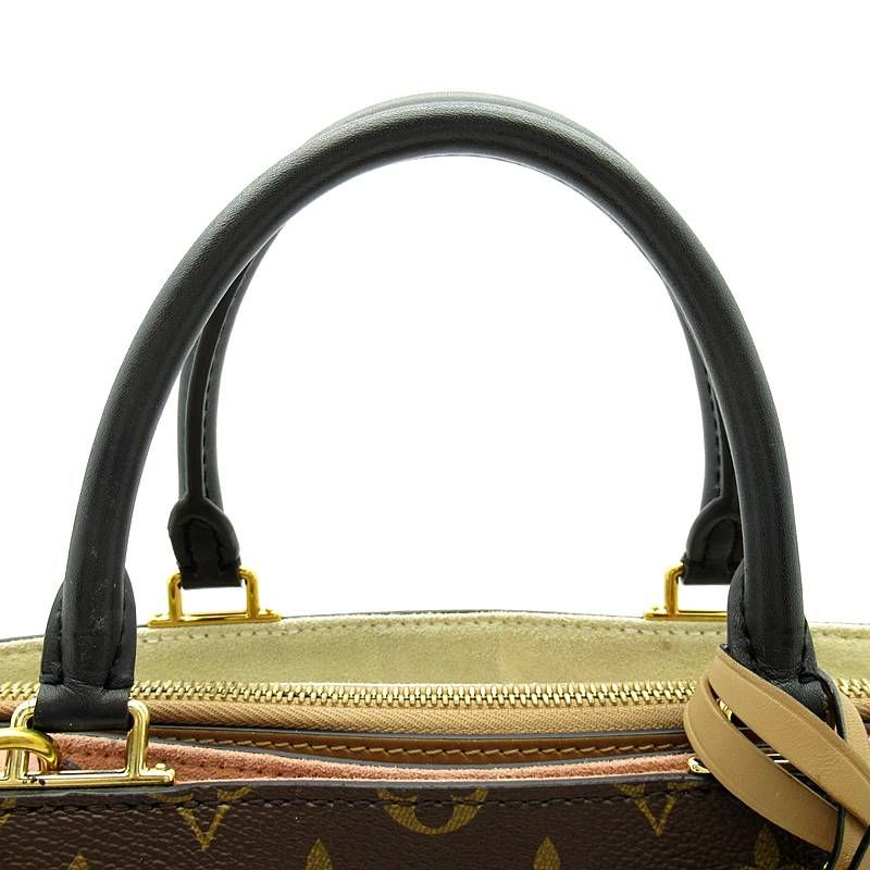 Louis Vuitton Mille Feuille Monogram Tote Brown Sesame Peche Cles Medium — view 2