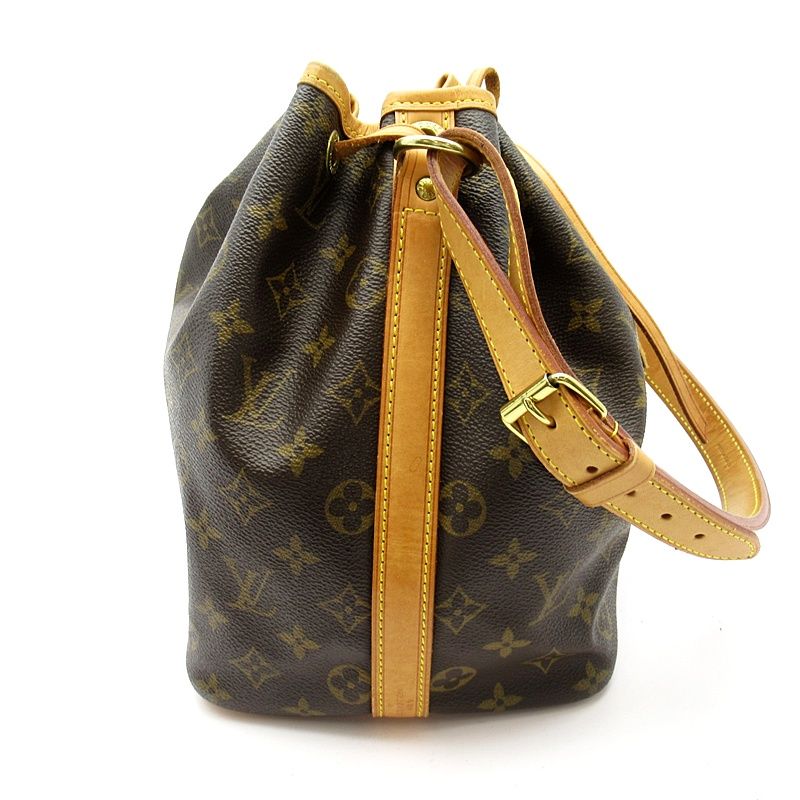 Louis Vuitton Petit Noe Monogram Shoulder Bag Brown — view 5