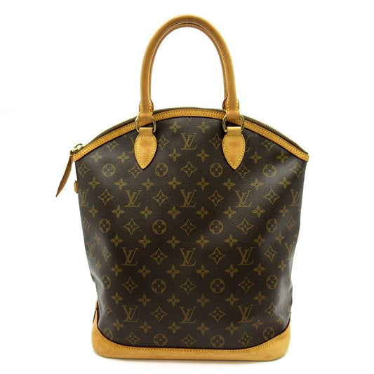 Louis Vuitton Lockit Vertical Monogram Handbag Brown