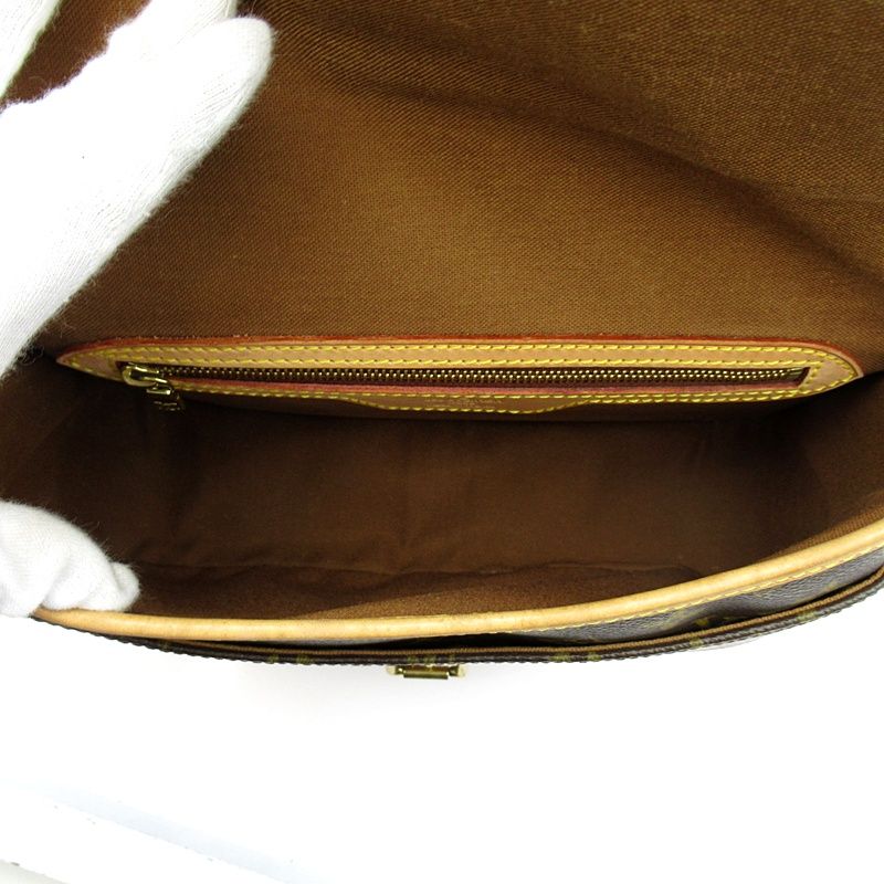 Louis Vuitton Sologne Monogram Shoulder Bag Brown — view 7