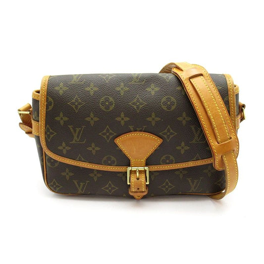 Louis Vuitton Sologne Monogram Shoulder Bag Brown