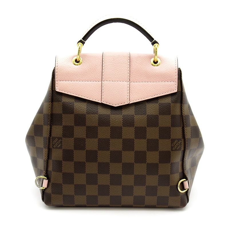 Louis Vuitton Clapton Backpack Damier Ebene Rosevalerine — view 4