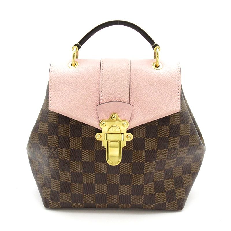 Louis Vuitton Clapton Backpack Damier Ebene Rosevalerine