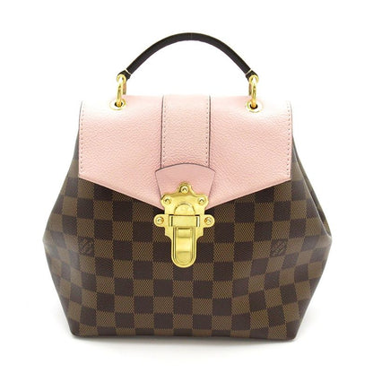 Louis Vuitton Clapton Backpack Damier Ebene Rosevalerine