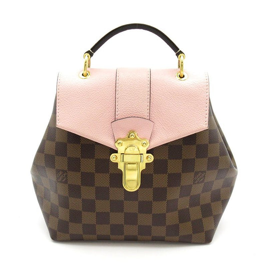 Louis Vuitton Clapton Backpack Damier Ebene Rosevalerine
