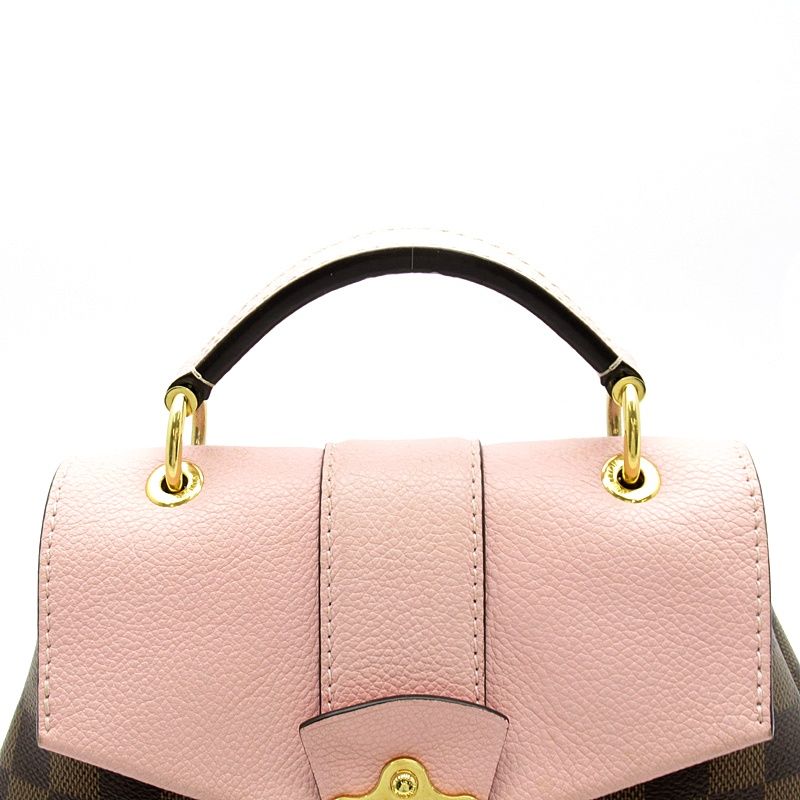 Louis Vuitton Clapton Backpack Damier Ebene Rosevalerine — view 2