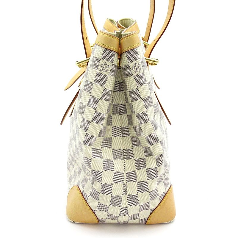 Louis Vuitton Hampstead MM Damier Azur Handbag — view 3