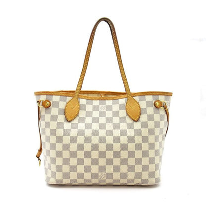 Louis Vuitton Neverfull PM Damier Azur Tote White