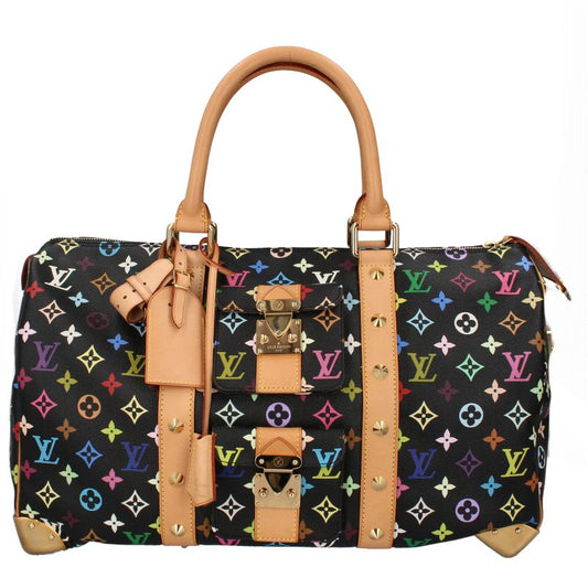 Louis Vuitton Keepall 45 Multicolor Boston Bag Noir