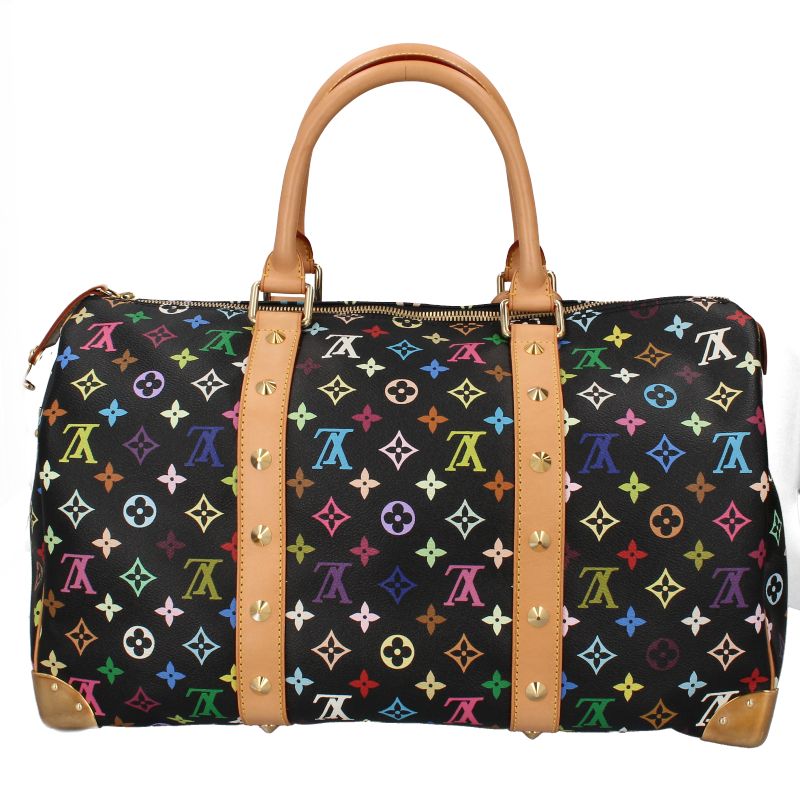 Louis Vuitton Keepall 45 Multicolor Boston Bag Noir — view 4