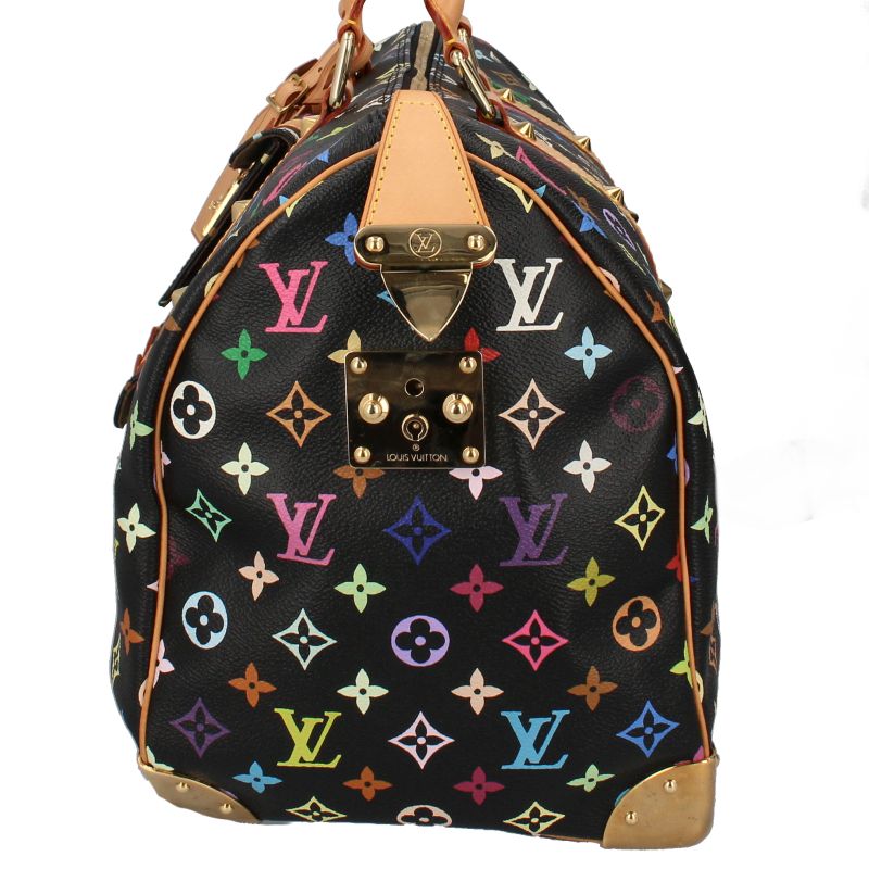 Louis Vuitton Keepall 45 Multicolor Boston Bag Noir — view 3