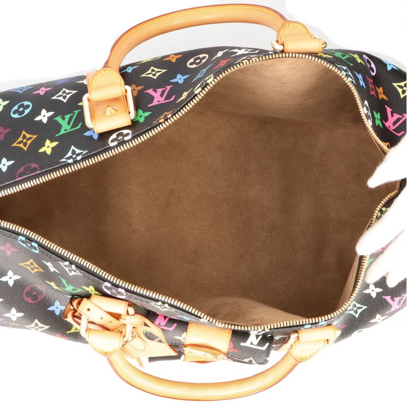 Louis Vuitton Keepall 45 Multicolor Boston Bag Noir — view 7