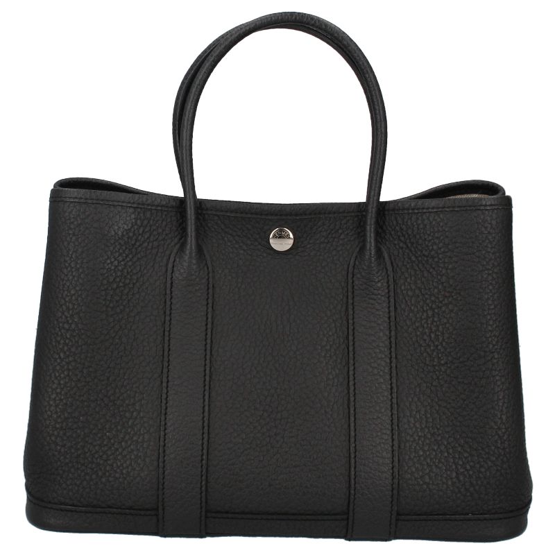 Hermes Garden Party 30 Country Handbag Black — view 4