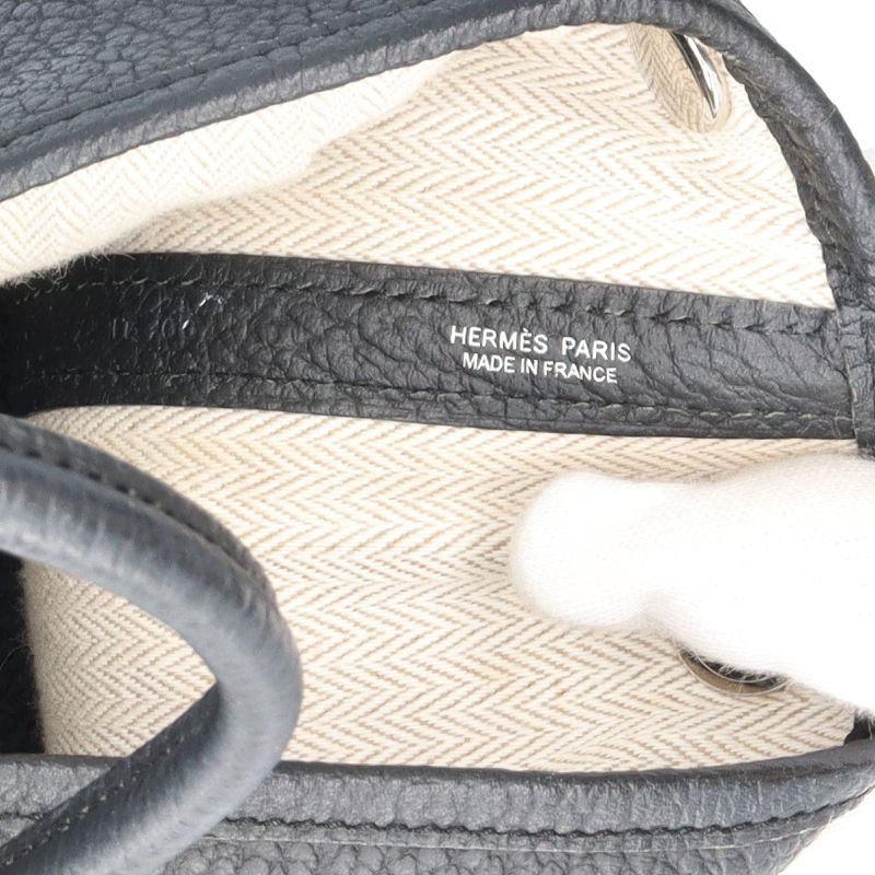Hermes Garden Party 30 Country Handbag Black — view 8