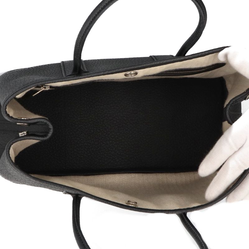 Hermes Garden Party 30 Country Handbag Black — view 7