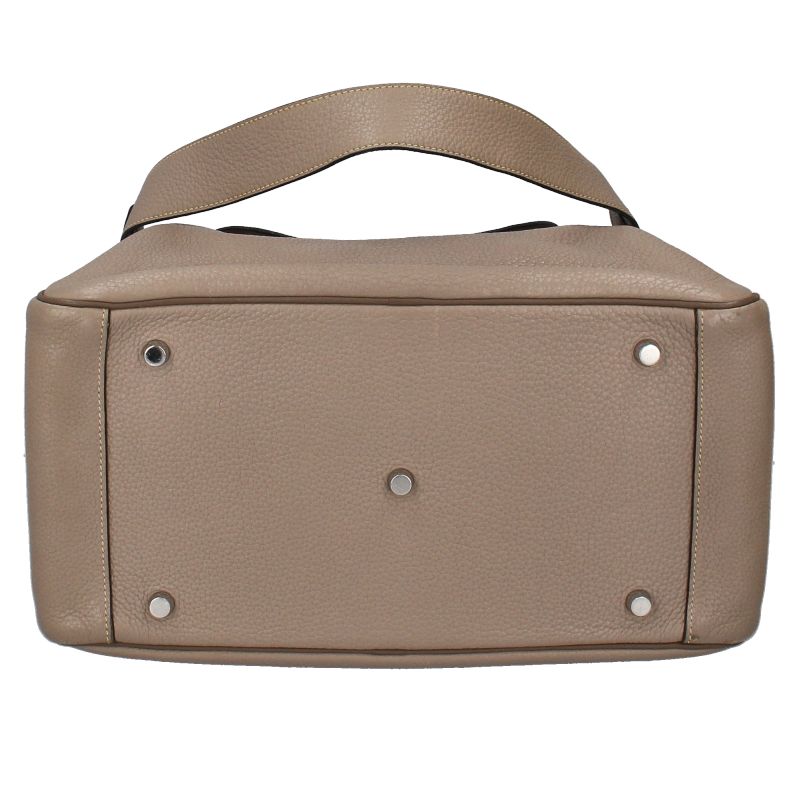 Hermes Lindy 34 Taurillon Clemence Shoulder Bag Tourtier Gray Etoupe — view 5