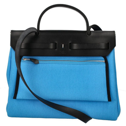 Hermes Herbag Zip 31 Tourne Toile Officier Box Calf Shoulder Bag — view 3