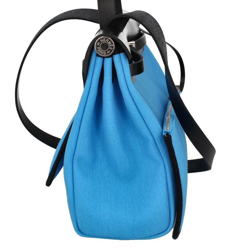 Hermes Herbag Zip 31 Tourne Toile Officier Box Calf Shoulder Bag — view 4