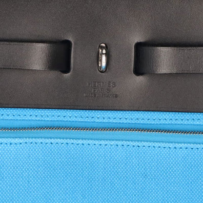 Hermes Herbag Zip 31 Tourne Toile Officier Box Calf Shoulder Bag — view 7