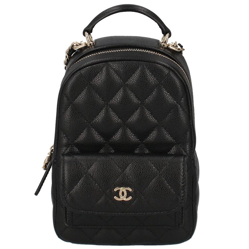Chanel Timeless Classic Mini Backpack Caviar Leather Black