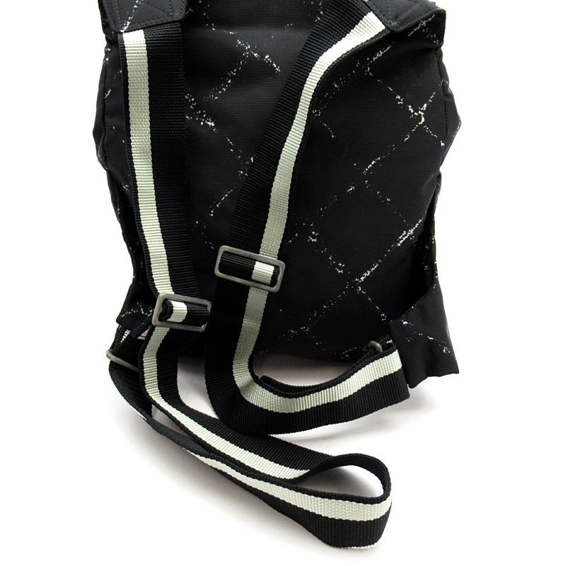Chanel Travel Line Backpack Nylon Black — view 2