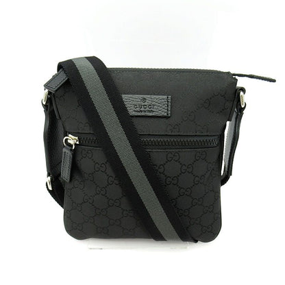 Gucci Shoulder Bag GG Nylon Black