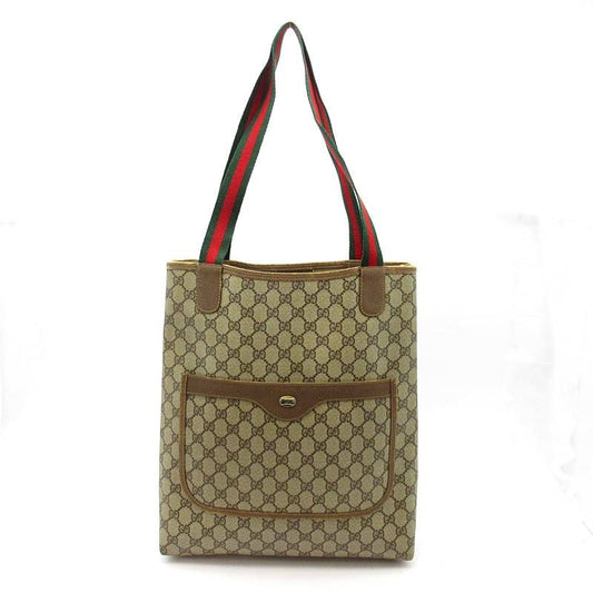 Gucci Vintage Sherry Line Tote 40.02.003 Beige