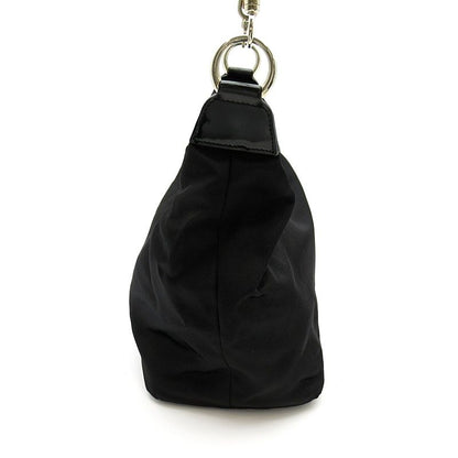 Gucci Bambu Handbag Nylon Leather Black — view 3