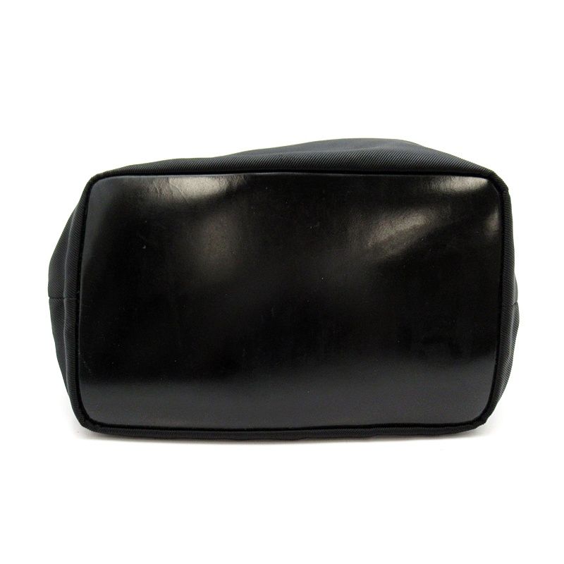 Gucci Bambu Handbag Nylon Leather Black — view 6