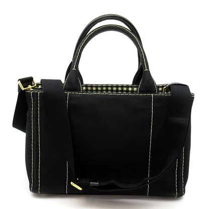 Prada Canapa Tote TPM Canvas Black — view 4