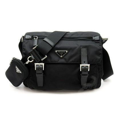 Prada Re-Nylon Shoulder Bag Nylon LadyShoulder Black Medium