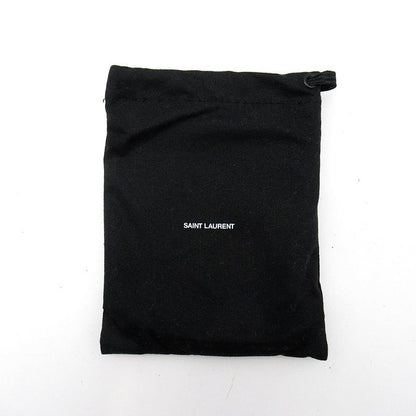 Saint Laurent Yves Tiny Wallet Calf Black — view 7