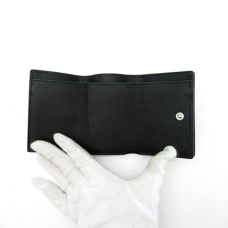 Saint Laurent Yves Tiny Wallet Calf Black — view 6