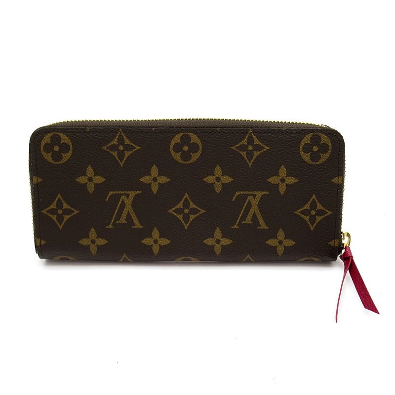Louis Vuitton Portefeuille Clemence Monogram Fuchsia Wallet — view 2
