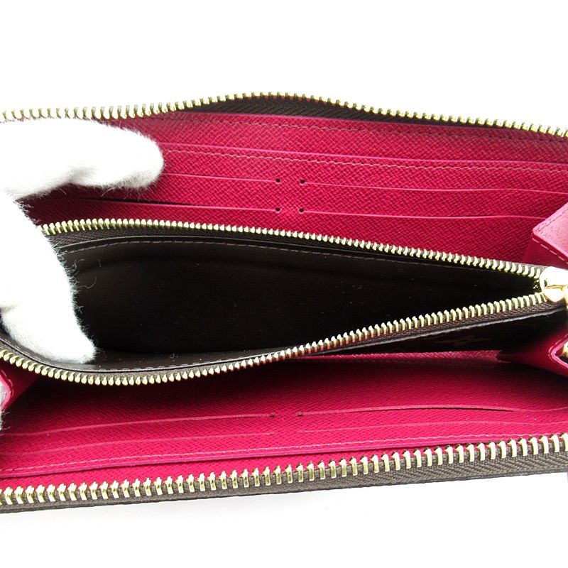 Louis Vuitton Portefeuille Clemence Monogram Fuchsia Wallet — view 5