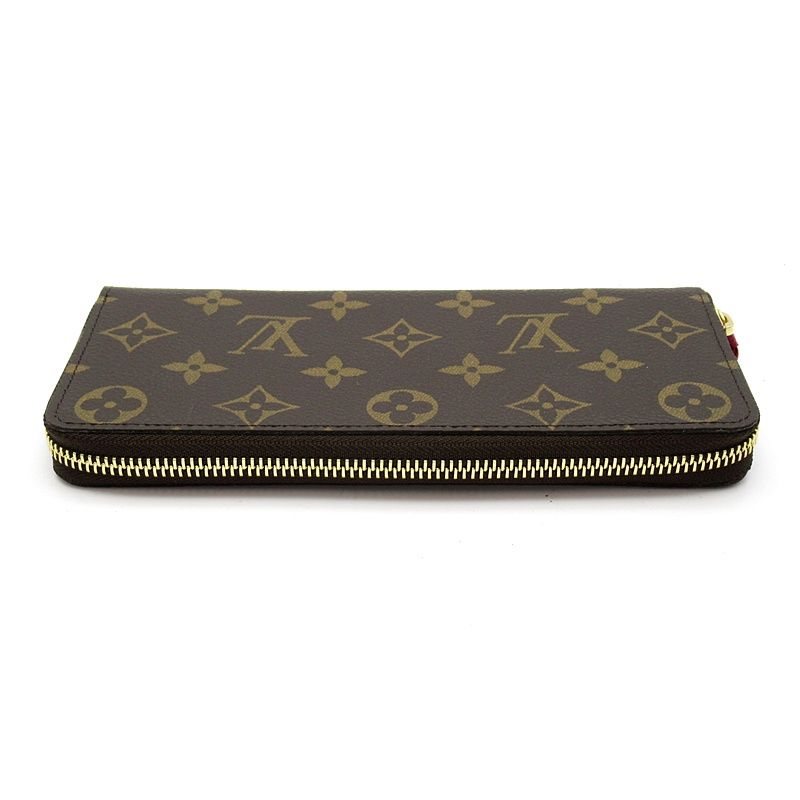 Louis Vuitton Portefeuille Clemence Monogram Fuchsia Wallet — view 3