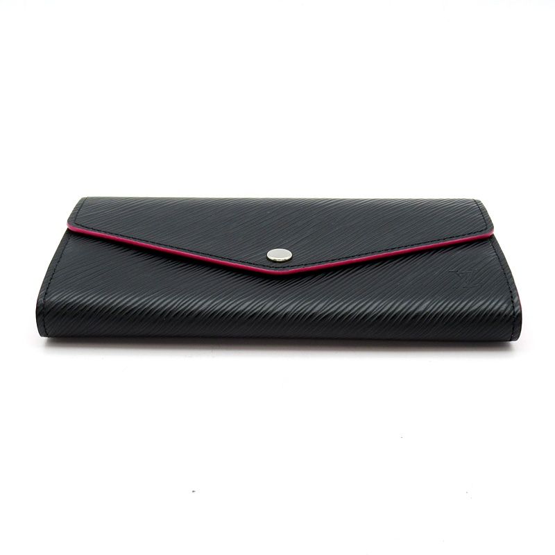 Louis Vuitton Portefeuille Sarah Epi Noir Hot Pink — view 4