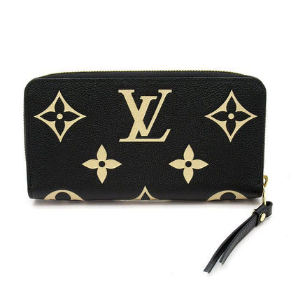 Louis Vuitton Zippy Wallet Empreinte Black Beige — view 2