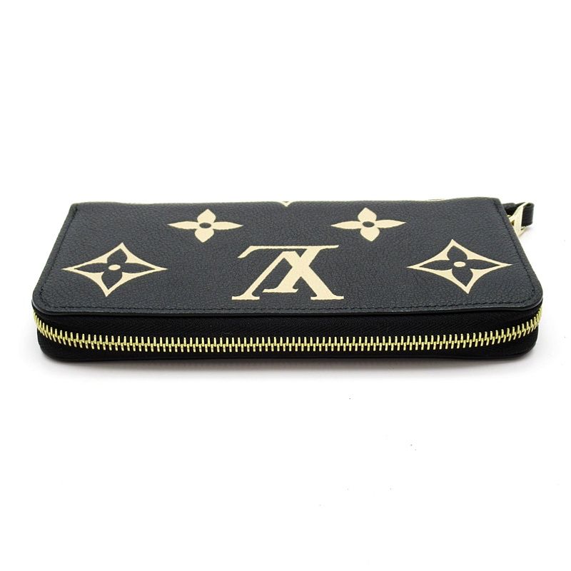 Louis Vuitton Zippy Wallet Empreinte Black Beige — view 3