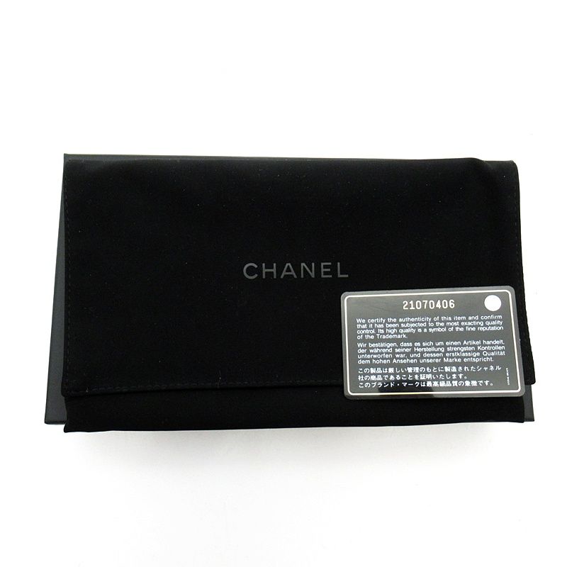 Chanel Boy Full Zipper Wallet Lambskin Black — view 6