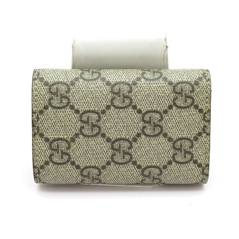 Gucci GG Supreme Belt Key Case Beige Brown Key Holder — view 2