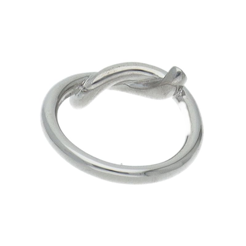 Cartier Entrelace Twist Ring 18k White Gold — view 4
