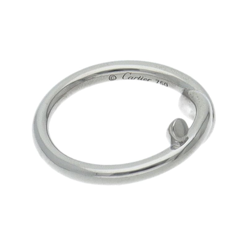 Cartier Entrelace Twist Ring 18k White Gold — view 5