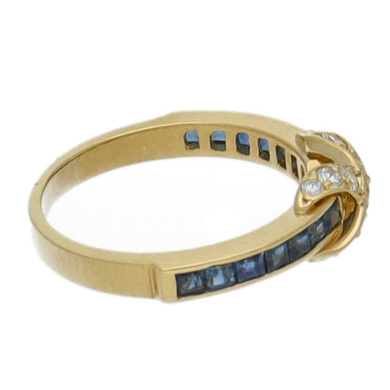 Tiffany & Co Signature Diamond Saffiano Ring 18k Yellow Gold — view 5