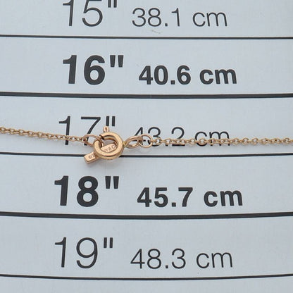 Tiffany & Co Diamond Onyx Circle Necklace 18k Pink Gold — view 4